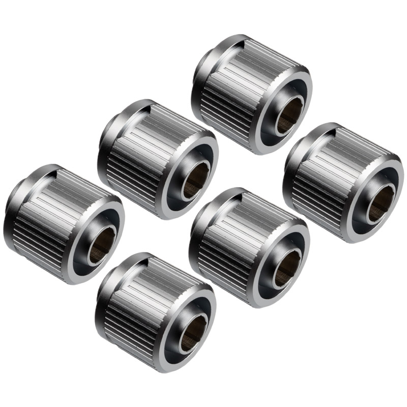 EK Water Blocks EK-Quantum Torque STC 10/16 - 6er-Pack, Satin Titanium