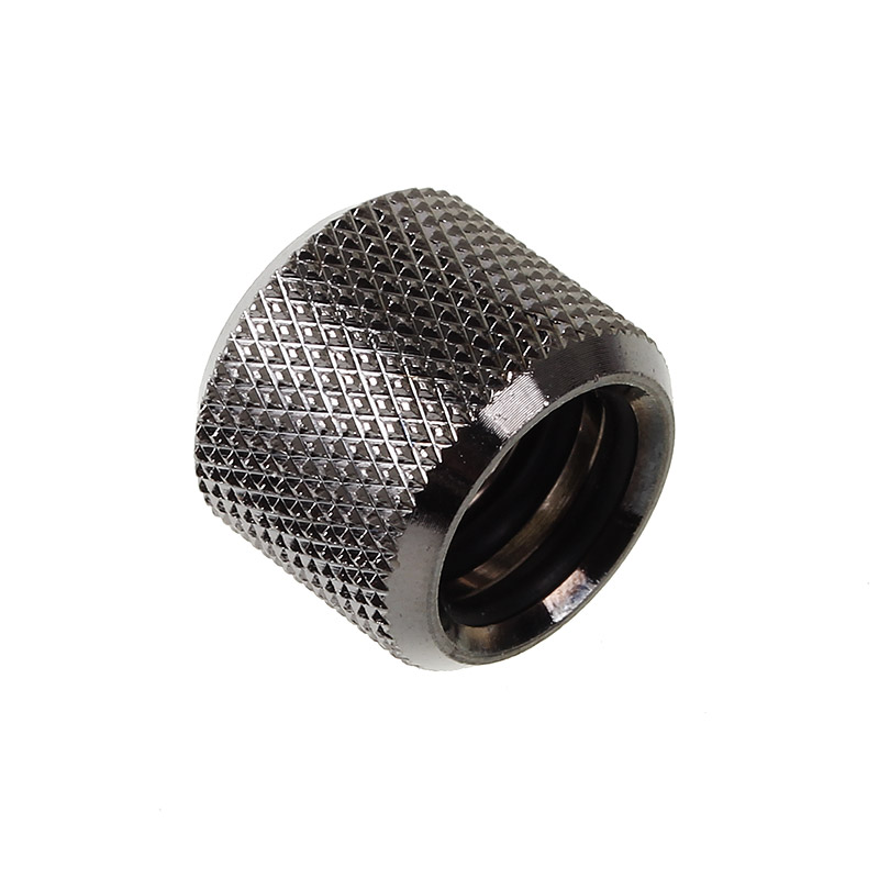 Bitspower Multi-Link Adapter gerade 12mm AD auf 12mm AD Hardtube - nero glÃ¤nzend