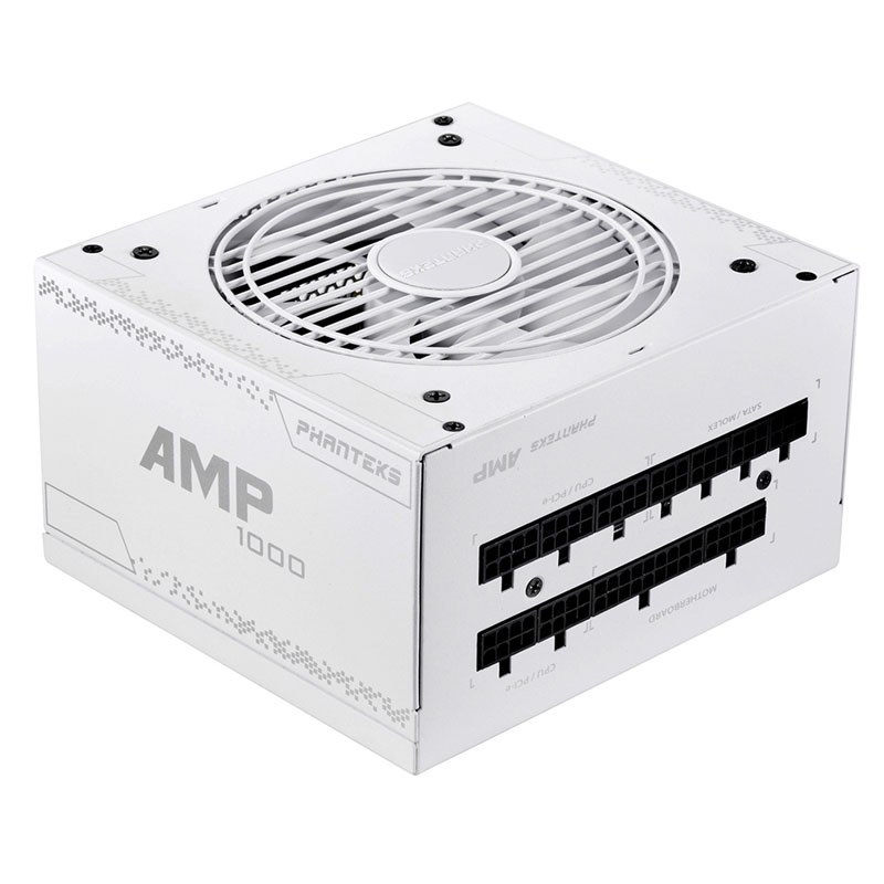 PHANTEKS AMP v2 80 PLUS Gold power supply, modular, PCIe 5.0 - 1000 Watts, white