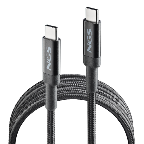 NGS CAVO DI RICARICA RAPIDA DA USB C A USB C, LUNGHEZZA 2 M