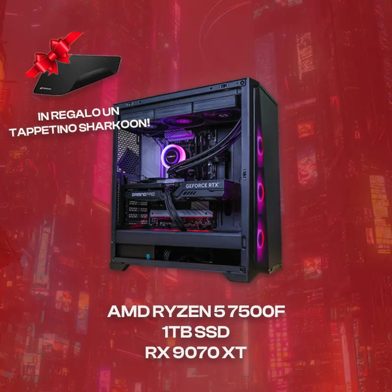 [RYZ5RX9070XT] Gaming Extreme 2025 – AMD RYZEN 5 7500F, RX 9070 XT