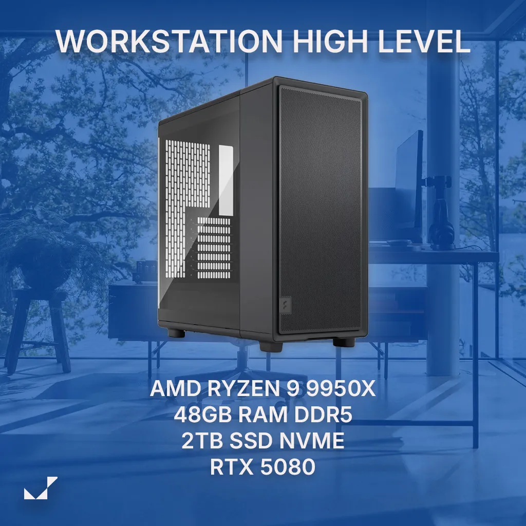 [WRKSTNRYZ9RTX5080] Workstation 3D & AI 2025 - AMD Ryzen 9 9950X, RTX 5080